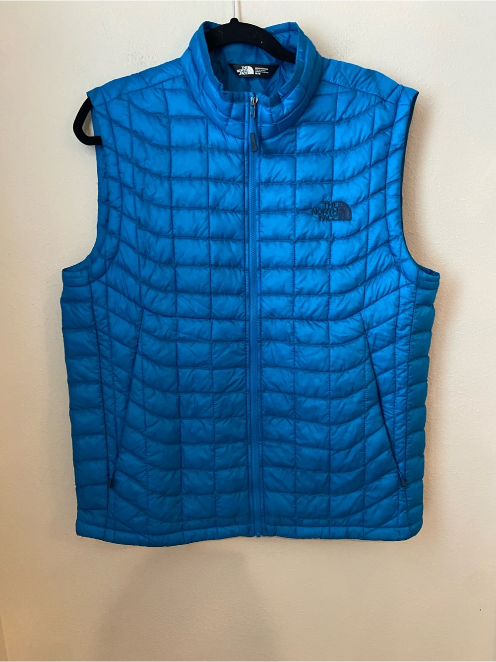 The North Face Men’s ThermoBall Insulated Vest Blue Size Medium
